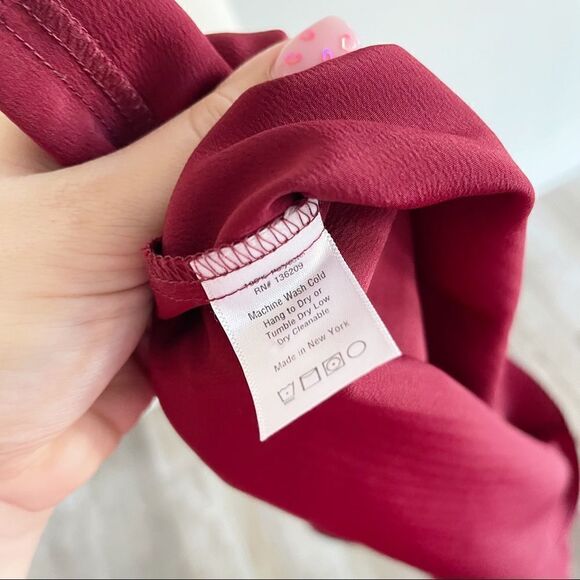 Hatch Maroon Maternity Blouse Top Small - Picture 9 of 9